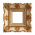 Ornate Gold Frame V6 Vinyl Car Decal Sticker – Waterproof & UV-Resistant 8"