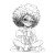 Chibi Tea Sipper Vinyl Car Decal Sticker – Waterproof & UV-Resistant 8"