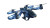 Futuristic Flying Vehicle Vinyl Car Decal Sticker – Waterproof & UV-Resistant 8"