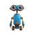 Futuristic Blue Robot Vinyl Car Decal Sticker – Waterproof & UV-Resistant 8"