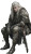 Medieval Armored Figure Vinyl Car Decal Sticker – Waterproof & UV-Resistant 8"