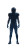 Futuristic Football Player Vinyl Car Decal Sticker – Waterproof & UV-Resistant 8"