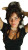 Relaxing Brunette Vinyl Car Decal Sticker – Waterproof & UV-Resistant 8"