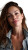 Warm Brunette Portrait Vinyl Car Decal Sticker – Waterproof & UV-Resistant 8"
