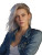 Confident White-Haired Woman Vinyl Car Decal Sticker – Waterproof & UV-Resistant 8"