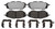 Superior Quality Raybestos Brake Pad Set for Subaru | Hybrid Technology | Quiet, Premium Shims