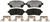 Quiet Operation OEM Brake Pads | Raybestos Element3  for Ford Fiesta 2011-2019