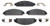 High-Quality Ceramic Brake Pads | Fits 2005-2009 Ford Taurus,Five Hundred, etc. | R-Line OE Replacement