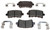 Premium Ceramic Brake Pads | Fits 2010-2020 Buick LaCrosse,Regal,Cadillac XTS,Saab 9-5,Chevrolet Impala,Malibu Limited