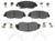Fits 2012-2015 Honda Civic Raybestos Brakes Brake Pad MGD1578CH R-Line; OE Replacement; Ceramic; Includes Mounting Hardware