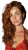 Attractive Redhead Woman Vinyl Car Decal Sticker – Waterproof & UV-Resistant 8"
