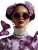 Elegant Fashion Model V10 Vinyl Car Decal Sticker – Waterproof & UV-Resistant 8"