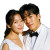 Korean Wedding Couple V3 Vinyl Car Decal Sticker – Waterproof & UV-Resistant 8"