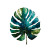 Tropical Plant Leaf Vinyl Car Decal Sticker – Waterproof & UV-Resistant 8"