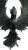 Black Phoenix Vinyl Car Decal Sticker – Waterproof & UV-Resistant 8"