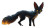 Ethereal Spirit Fox Vinyl Car Decal Sticker – Waterproof & UV-Resistant 8"