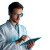 Researcher Analyzing Data Vinyl Car Decal Sticker – Waterproof & UV-Resistant 8"
