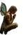 Rainbow Faerie Princess Vinyl Car Decal Sticker – Waterproof & UV-Resistant 8"