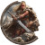 Barbarian Warrior Token Vinyl Car Decal Sticker – Waterproof & UV-Resistant 8"