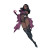 Female Mage Art Vinyl Car Decal Sticker – Waterproof & UV-Resistant 8"