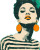 African Woman Portrait V13 Vinyl Car Decal Sticker – Waterproof & UV-Resistant 8"
