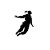 Falling Silhouette Vinyl Car Decal Sticker – Waterproof & UV-Resistant 8"