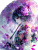 Personified Hydrangea Vinyl Car Decal Sticker – Waterproof & UV-Resistant 8"