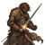 Medieval Warrior Light Vinyl Car Decal Sticker – Waterproof & UV-Resistant 8"