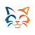 Stylized Cat Logo Vinyl Car Decal Sticker – Waterproof & UV-Resistant 8"