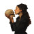 Gothic Witch Kissing Skull Vinyl Car Decal Sticker – Waterproof & UV-Resistant 8"