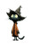 Shy Witch Cat Vinyl Car Decal Sticker – Waterproof & UV-Resistant 8"