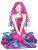 Cute Little Mermaid Vinyl Car Decal Sticker – Waterproof & UV-Resistant 8"