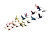 Birds In Formation Vinyl Car Decal Sticker – Waterproof & UV-Resistant 8"