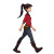 Adventurer Girl Sprite Vinyl Car Decal Sticker – Waterproof & UV-Resistant 8"