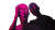 Eerie Humanoid Figures Vinyl Car Decal Sticker – Waterproof & UV-Resistant 8"