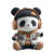 Cute Panda Plush Vinyl Car Decal Sticker – Waterproof & UV-Resistant 8"