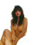 Brunette Model Lounging Vinyl Car Decal Sticker – Waterproof & UV-Resistant 8"