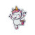 Dancing Unicorn Sticker Vinyl Car Decal Sticker – Waterproof & UV-Resistant 8"