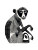 Minimalistic Monkey V2 Vinyl Car Decal Sticker – Waterproof & UV-Resistant 8"