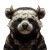 Raccoon Panda Hybrid Vinyl Car Decal Sticker – Waterproof & UV-Resistant 8"