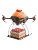 Delivery Drone Cake Vinyl Car Decal Sticker – Waterproof & UV-Resistant 8"