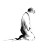 Kneeling Prayer Figure Vinyl Car Decal Sticker – Waterproof & UV-Resistant 8"