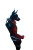 Sci-Fi Doberman Pilot Vinyl Car Decal Sticker – Waterproof & UV-Resistant 8"