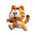 Running Orange Cat V2 Vinyl Car Decal Sticker – Waterproof & UV-Resistant 8"