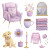 Cozy Cottagecore Elements Vinyl Car Decal Sticker – Waterproof & UV-Resistant 8"