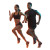 Sprinting Dna Couple Vinyl Car Decal Sticker – Waterproof & UV-Resistant 8"