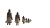 Ancient Giants Marching Vinyl Car Decal Sticker – Waterproof & UV-Resistant 8"