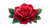 Red Rose Bloom V2 Vinyl Car Decal Sticker – Waterproof & UV-Resistant 8"