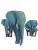 Modern Elephant Illustration Vinyl Car Decal Sticker – Waterproof & UV-Resistant 8"