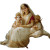 Goddess Parvati With Sons Vinyl Car Decal Sticker – Waterproof & UV-Resistant 8"